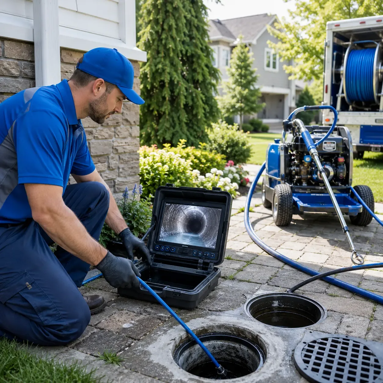 Outdoor drain cleaning professionals serving Mount Pleasant Mills, PA